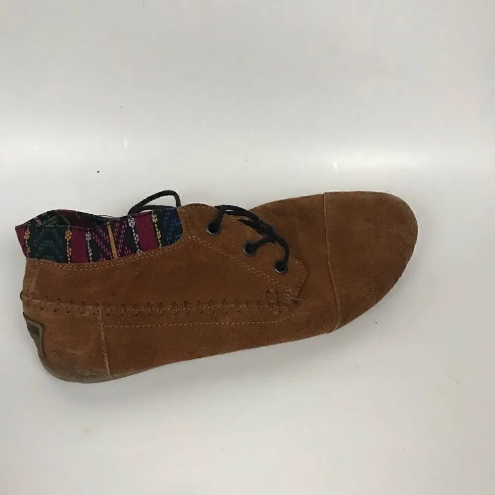Toms Faux suede lace up moccasins - Picture 6 of 8